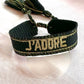 Bracelet J'ADORE noir