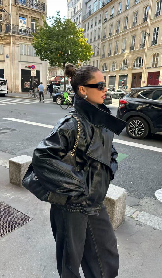 Bomber noir EXPRESSO