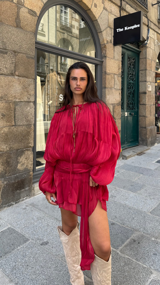 Robe JASMINE Rouge