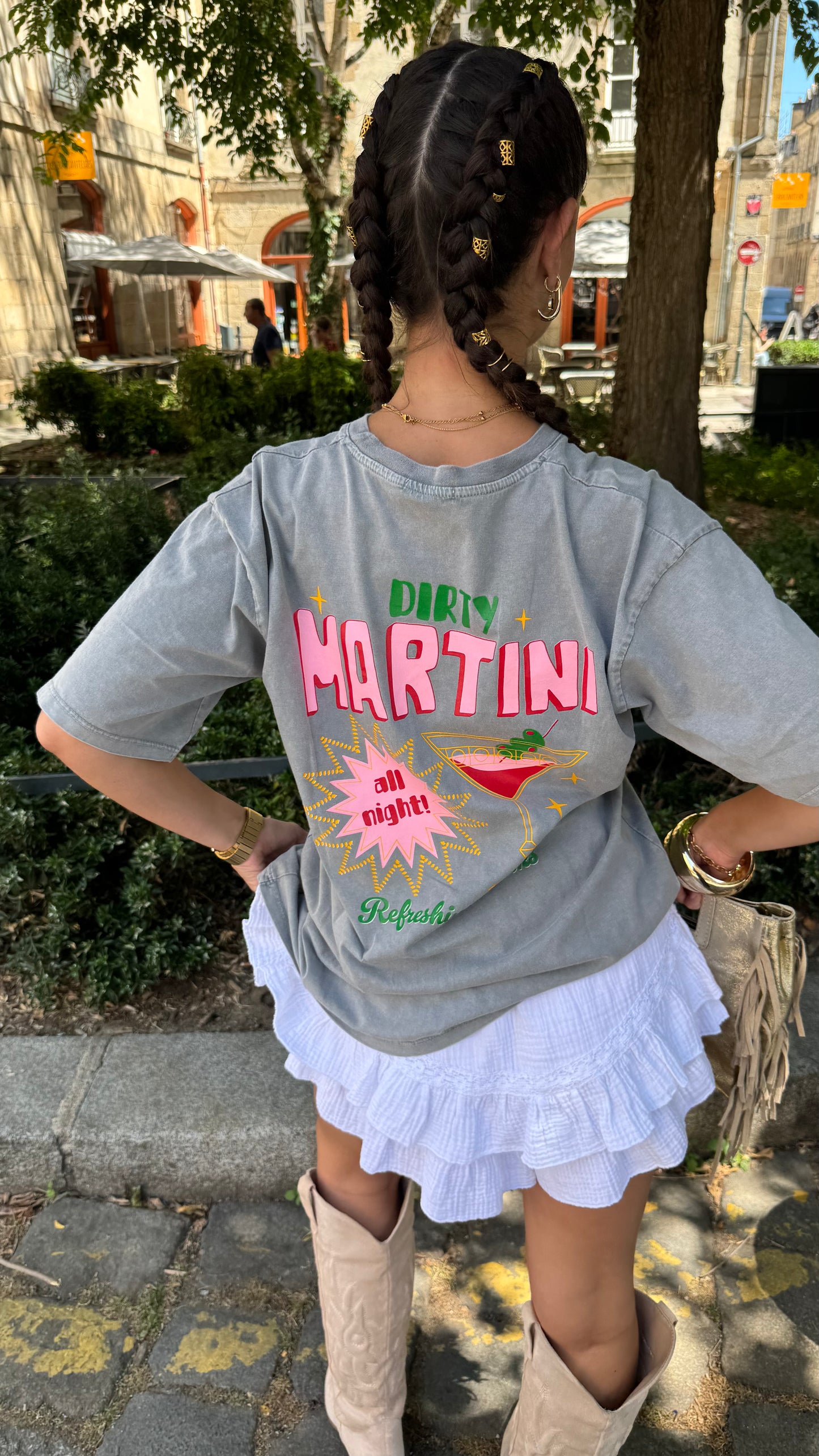 T-shirt MARTINI Gris 🇮🇹