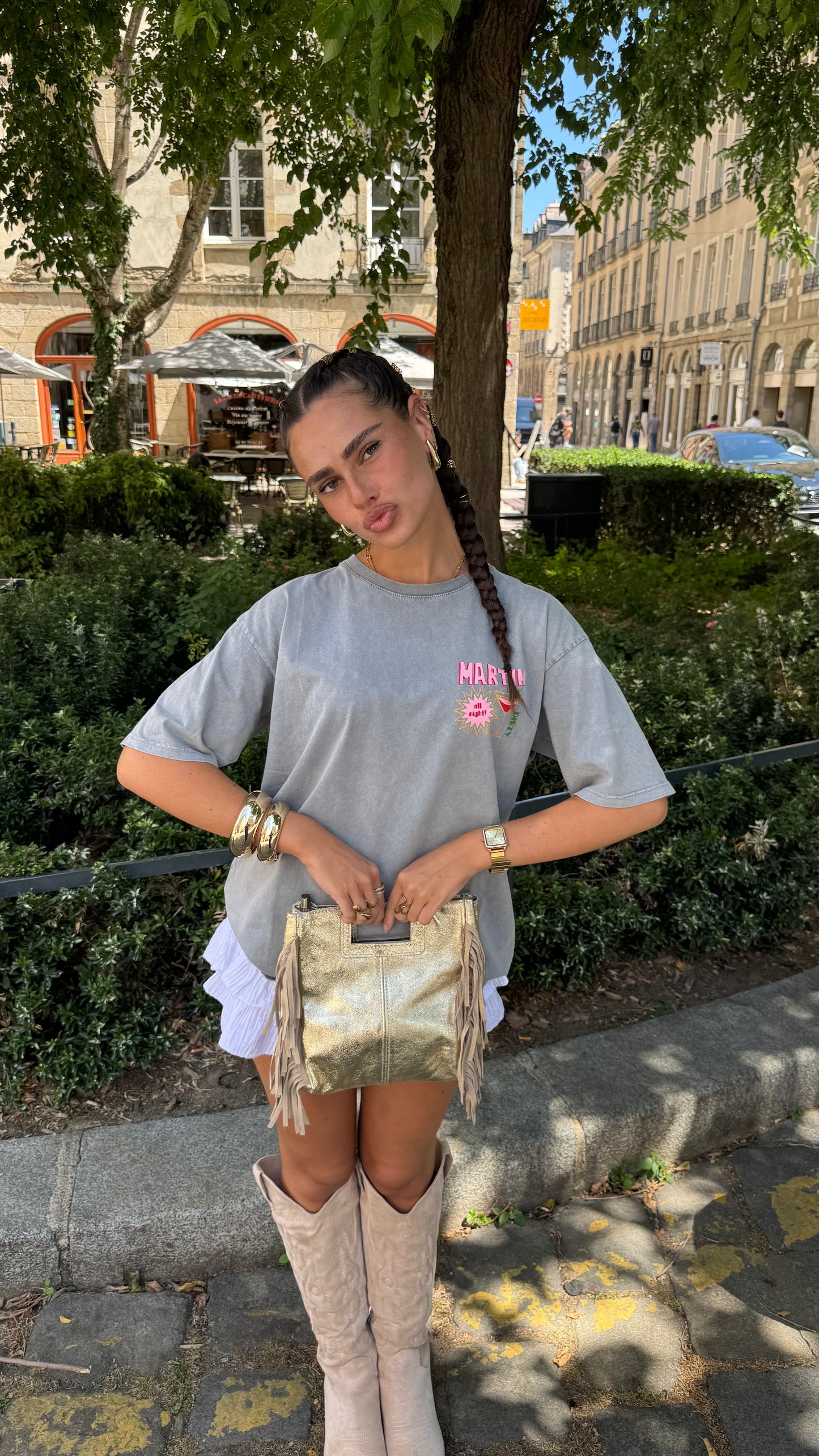 T-shirt MARTINI Gris 🇮🇹