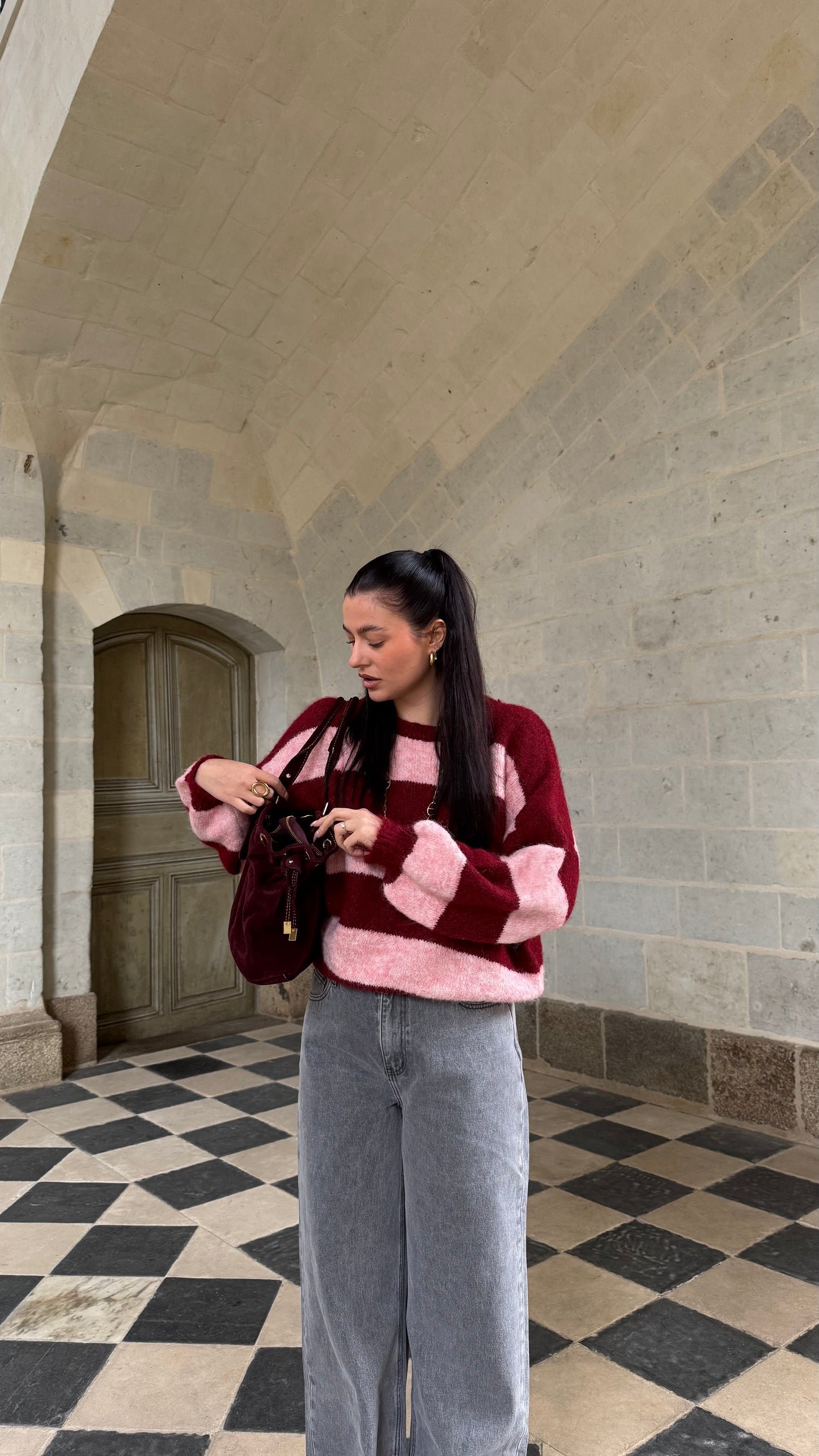 Pull bordeaux SAND 🇮🇹