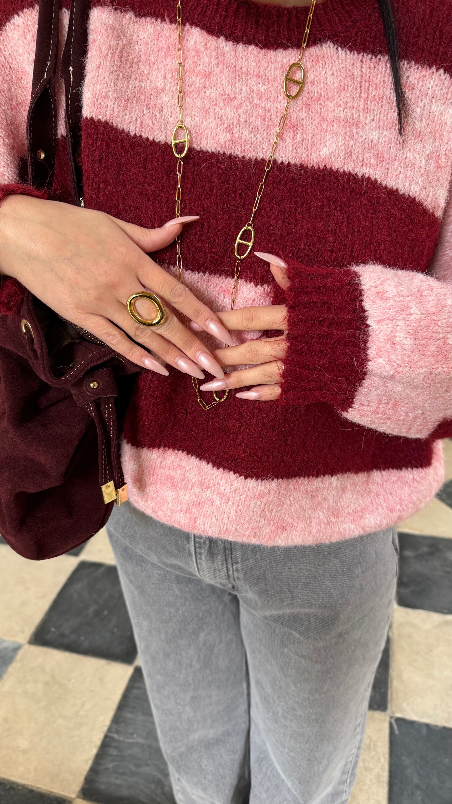 Pull bordeaux SAND 🇮🇹