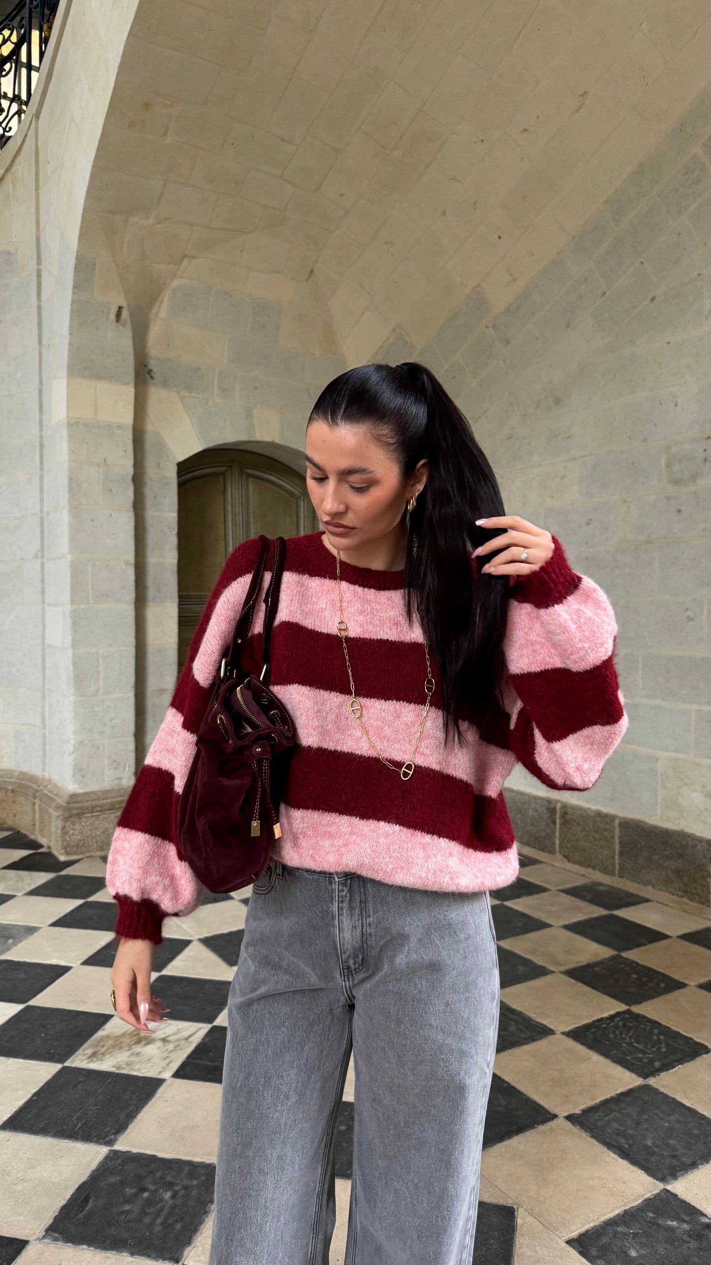 Pull bordeaux SAND 🇮🇹