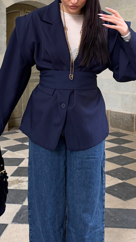 Blazer bleu marine LYSE