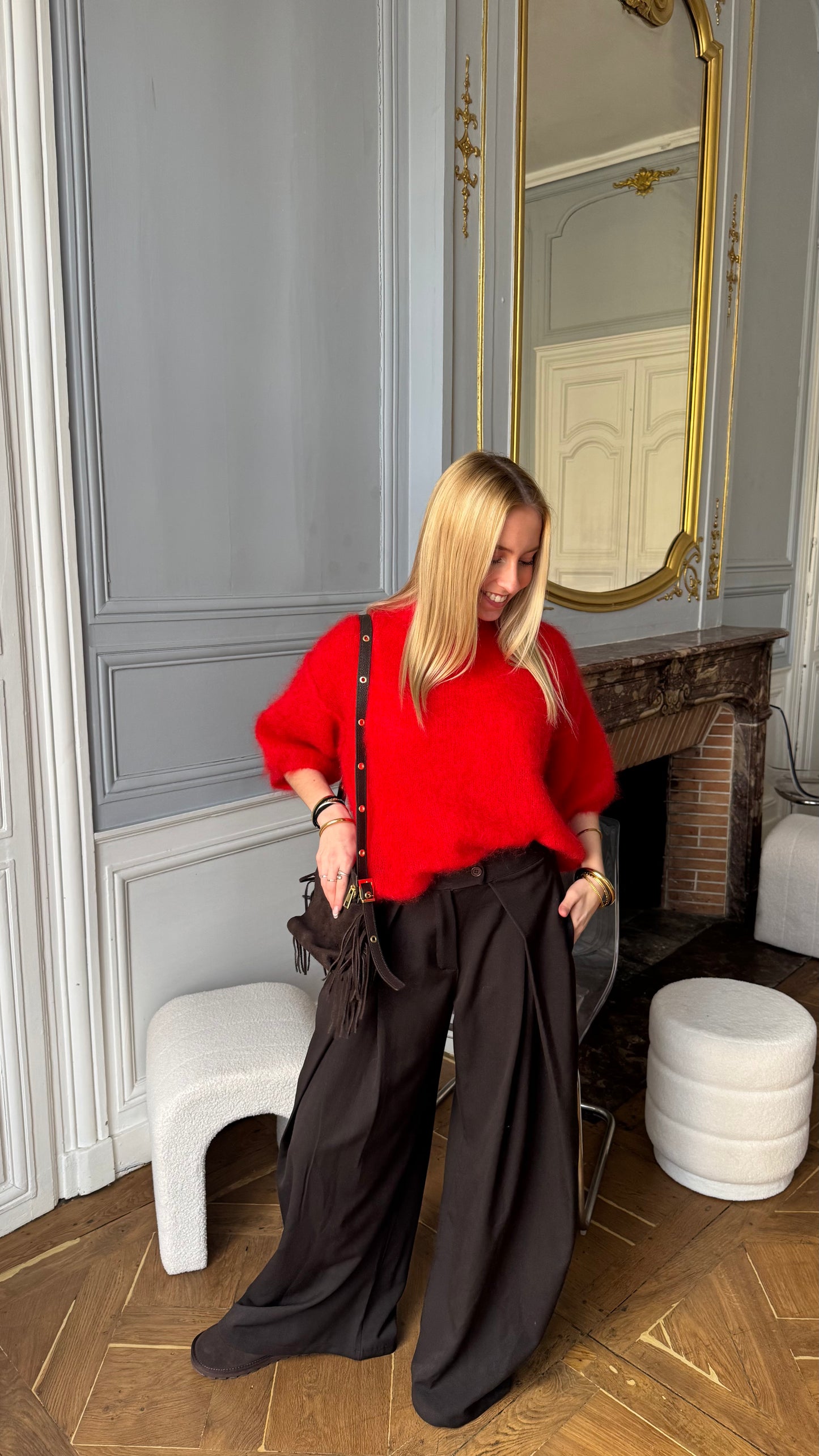 Pull DUSTY rouge 🇮🇹