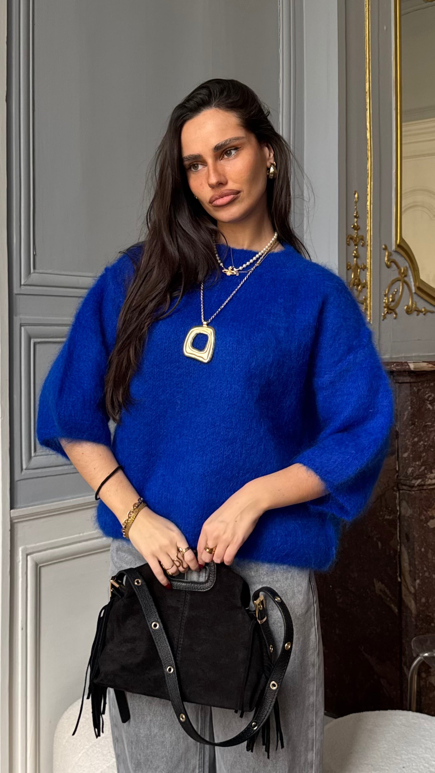 Pull DUSTY bleu roi 🇮🇹