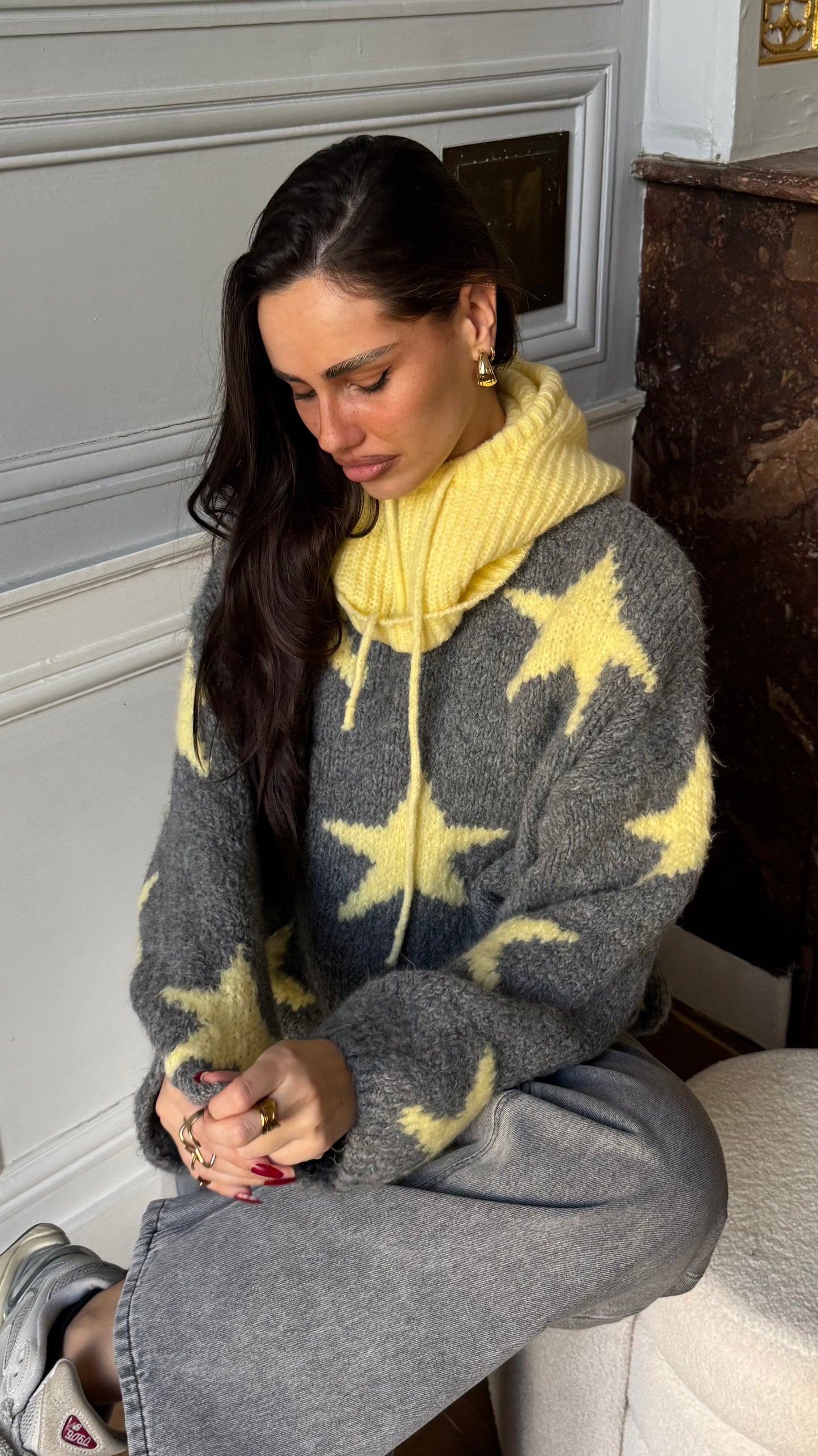 Pull gris STELLA 🇮🇹