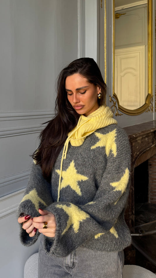 Pull gris STELLA 🇮🇹