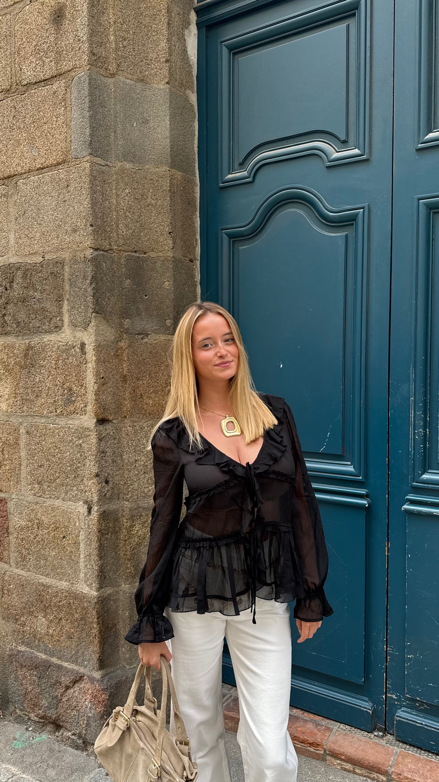 Blouse ALYA Noir