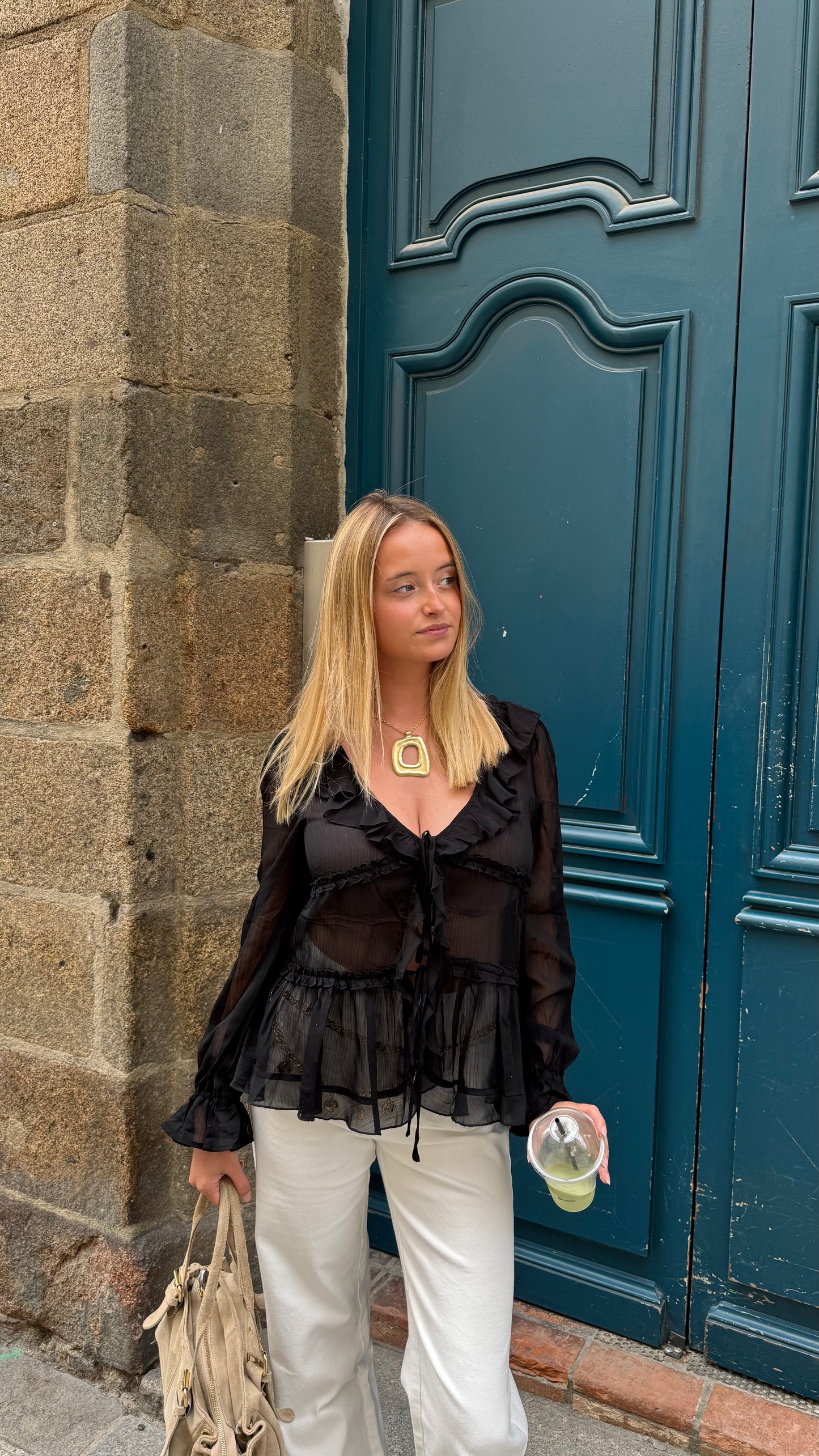 Blouse ALYA Noir