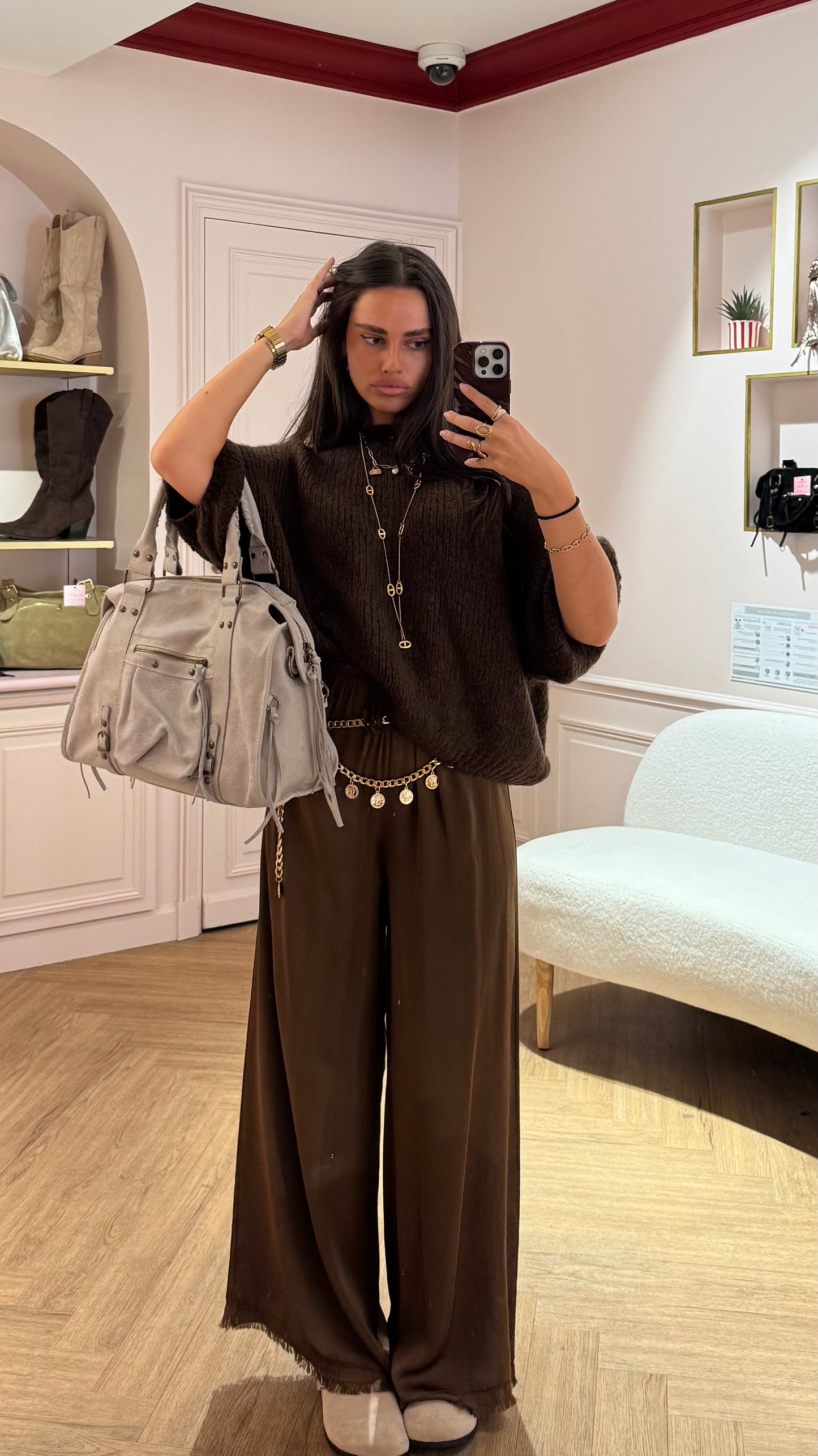 Sac DOLCE OVERSIZE vintage Beige 🇮🇹