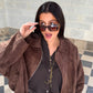 Veste ÉBÈNE Marron