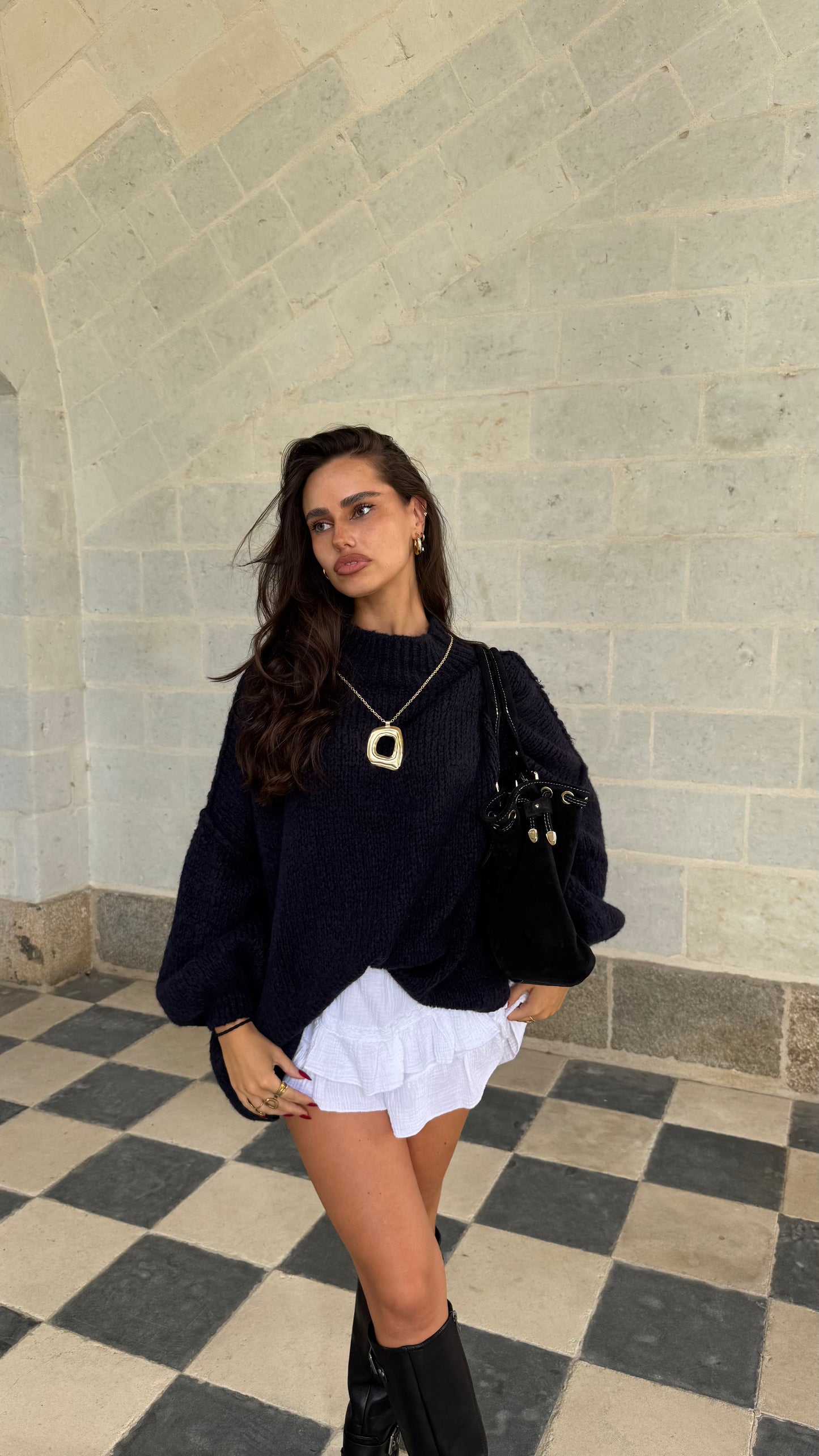 Pull MALMÖ Bleu marine 🇮🇹