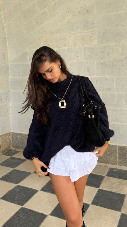 Pull MALMÖ Bleu marine 🇮🇹
