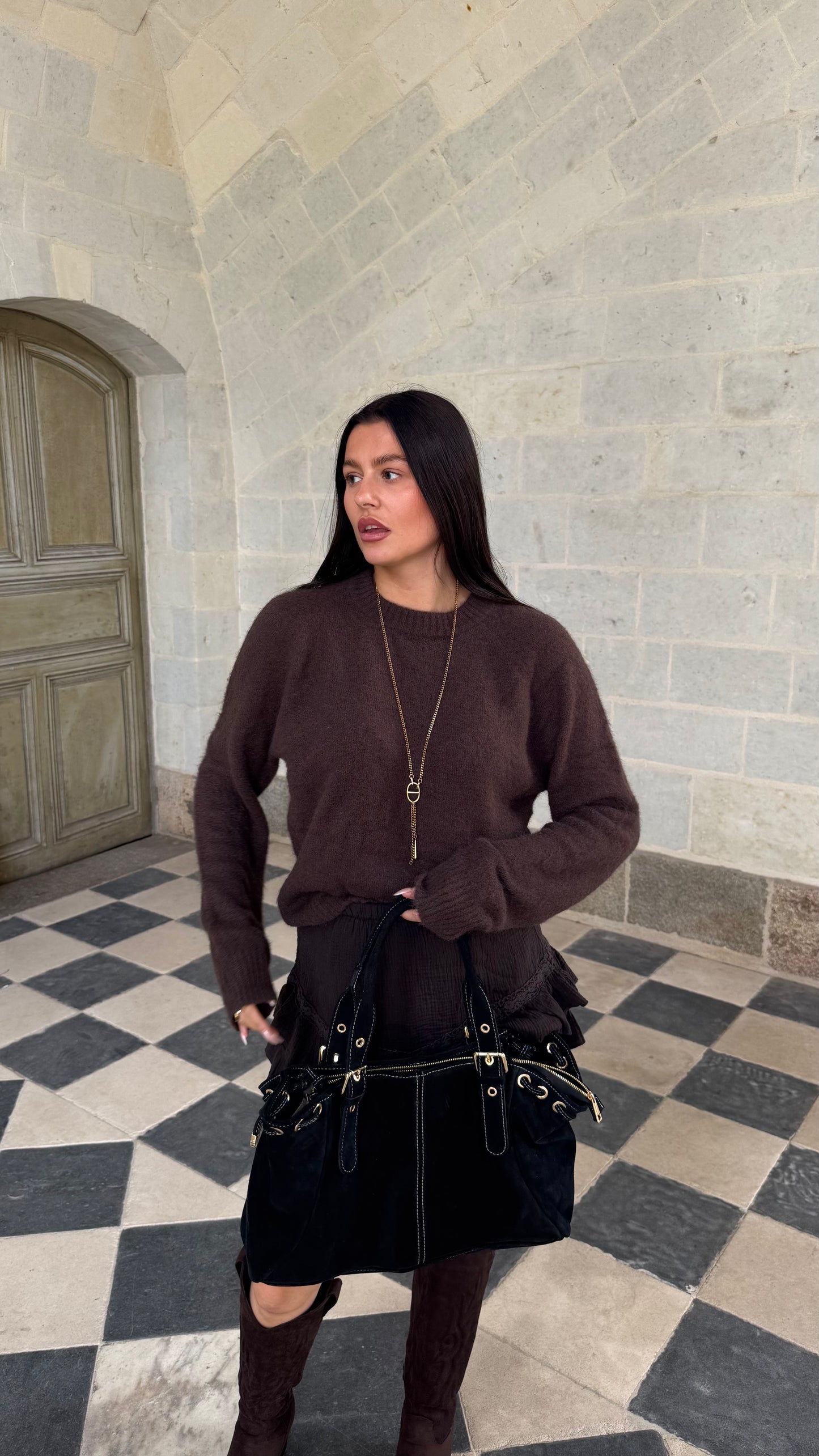 Pull MOKA Marron