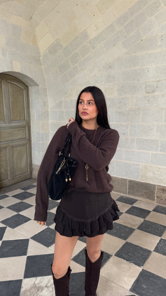 Pull MOKA Marron