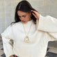 Pull SAGE Blanc