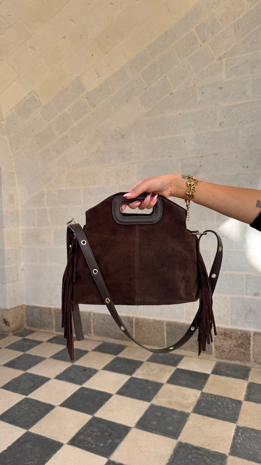 Sac NOOR daim Marron 🇮🇹