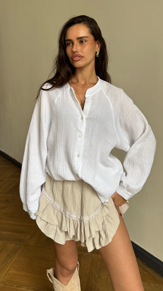 Chemise CREAMY Blanche 🇮🇹