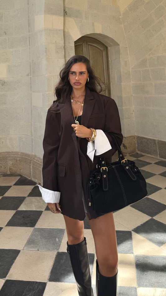 Blazer SELENA Marron - LYBRA COLLECTION