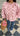 blouse polka rose