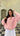 Cardigan DRAM Rose clair - LYBRA COLLECTION