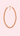 collier fleur acier inoxydable femme orange