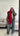 Écharpe TEDY rouge - LYBRA COLLECTION