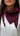 foulard en alpaga bordeaux