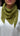 foulard en alpaga olive