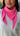 foulard en alpaga rose 