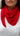 foulard en alpaga rouge