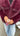 Fourrure KENDALL bordeaux - LYBRA COLLECTION