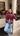 gilet bandana bordeaux zip