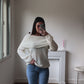 Pull blanc OTTA