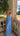 robe fluide bleue longue