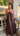 robe longue à perles bellami marron