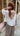 t-shirt oversize coton femme Lybra
blanc
