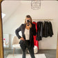 Blazer noir satin BUSY