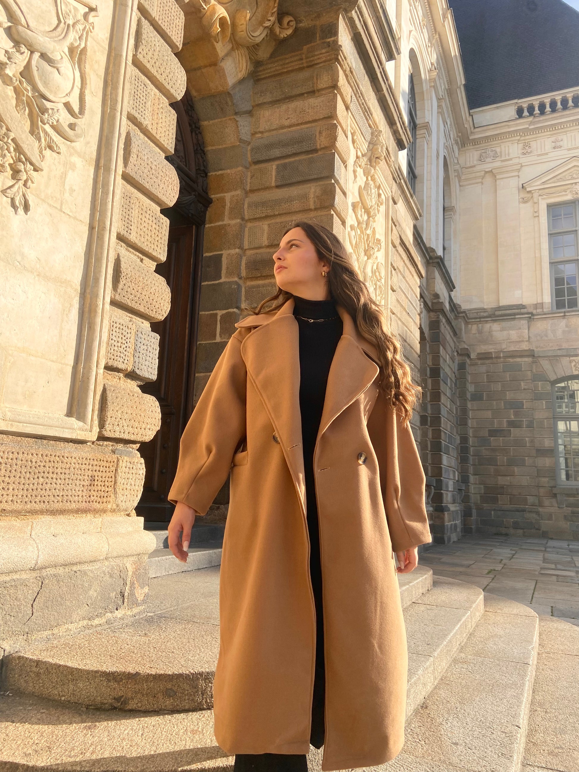 Manteau camel NORTH
